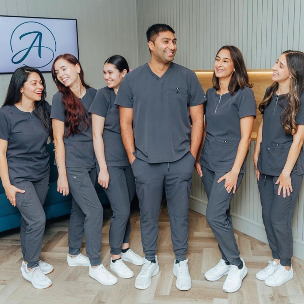 Customer favourite scrubs - team photo