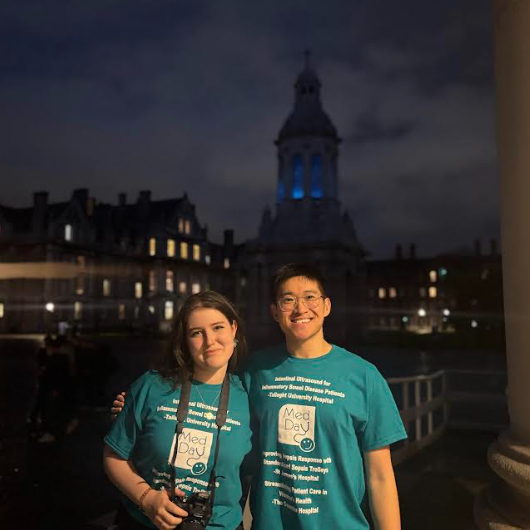 Irish medical student Henry Li on campus, balancing clinical placements and study life