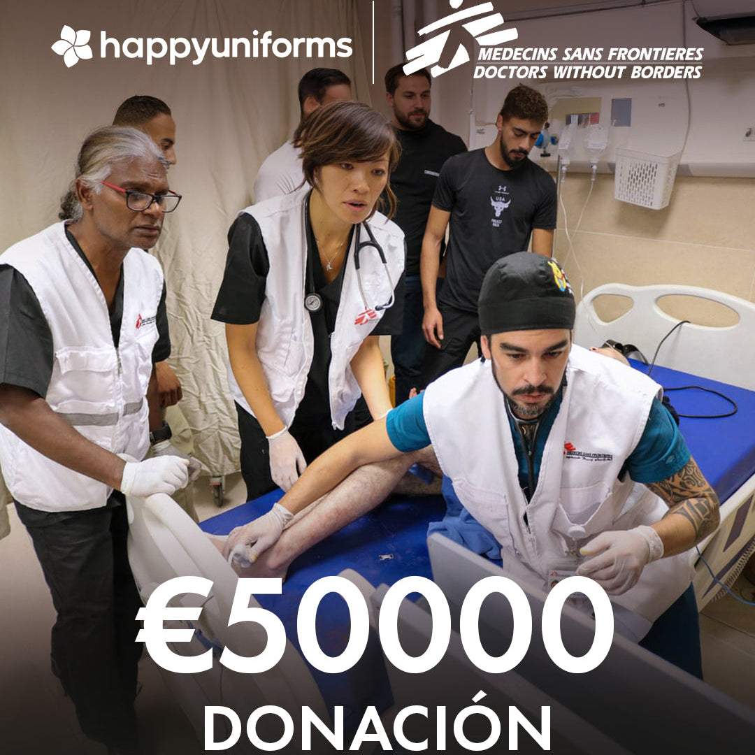 Happyuniforms dona 50.000 € a Médecins Sans Frontières (MSF)