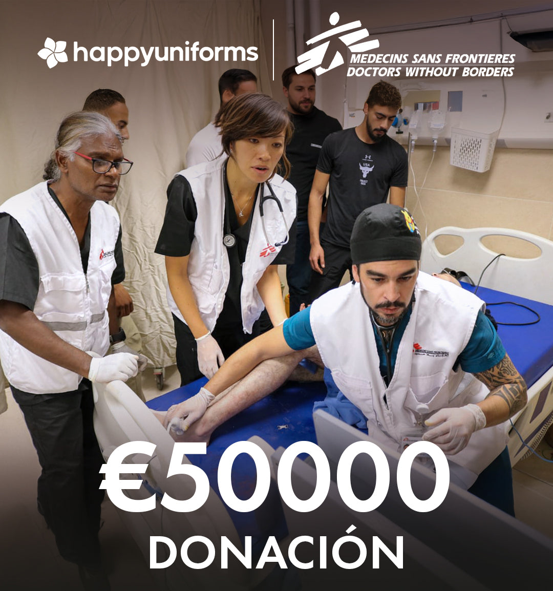 Happyuniforms dona 50.000 € a Médecins Sans Frontières (MSF)