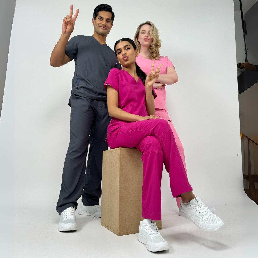 Scrub photoshoot team image