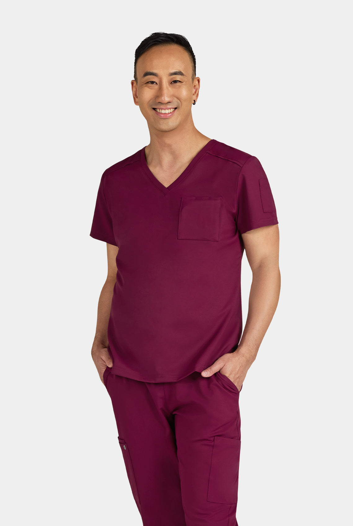 Koi Cureology Arthro Scrub Top - Wine