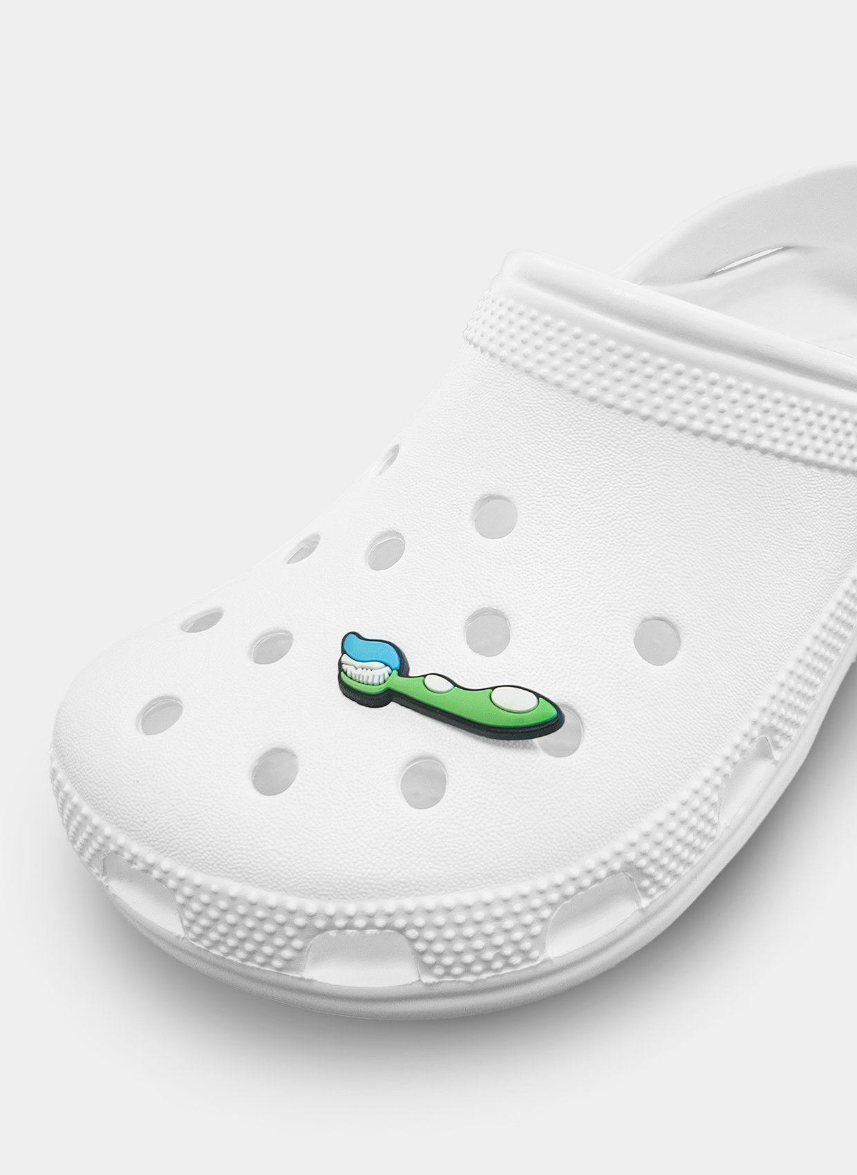 clog charm dental mint sparkle smile brush