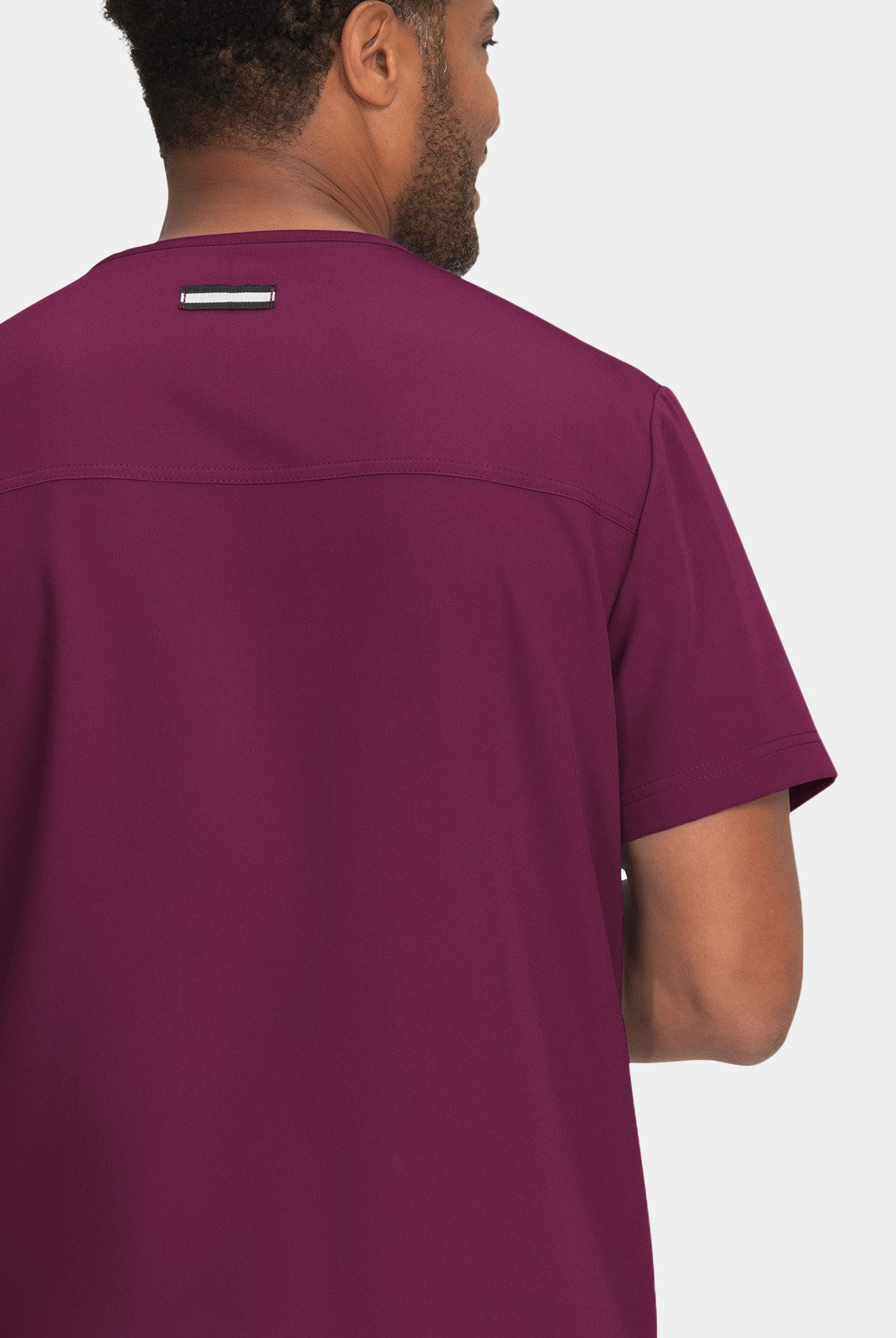 mens-koi-next-gen-free-to-be-scrub-top-front-wine-1