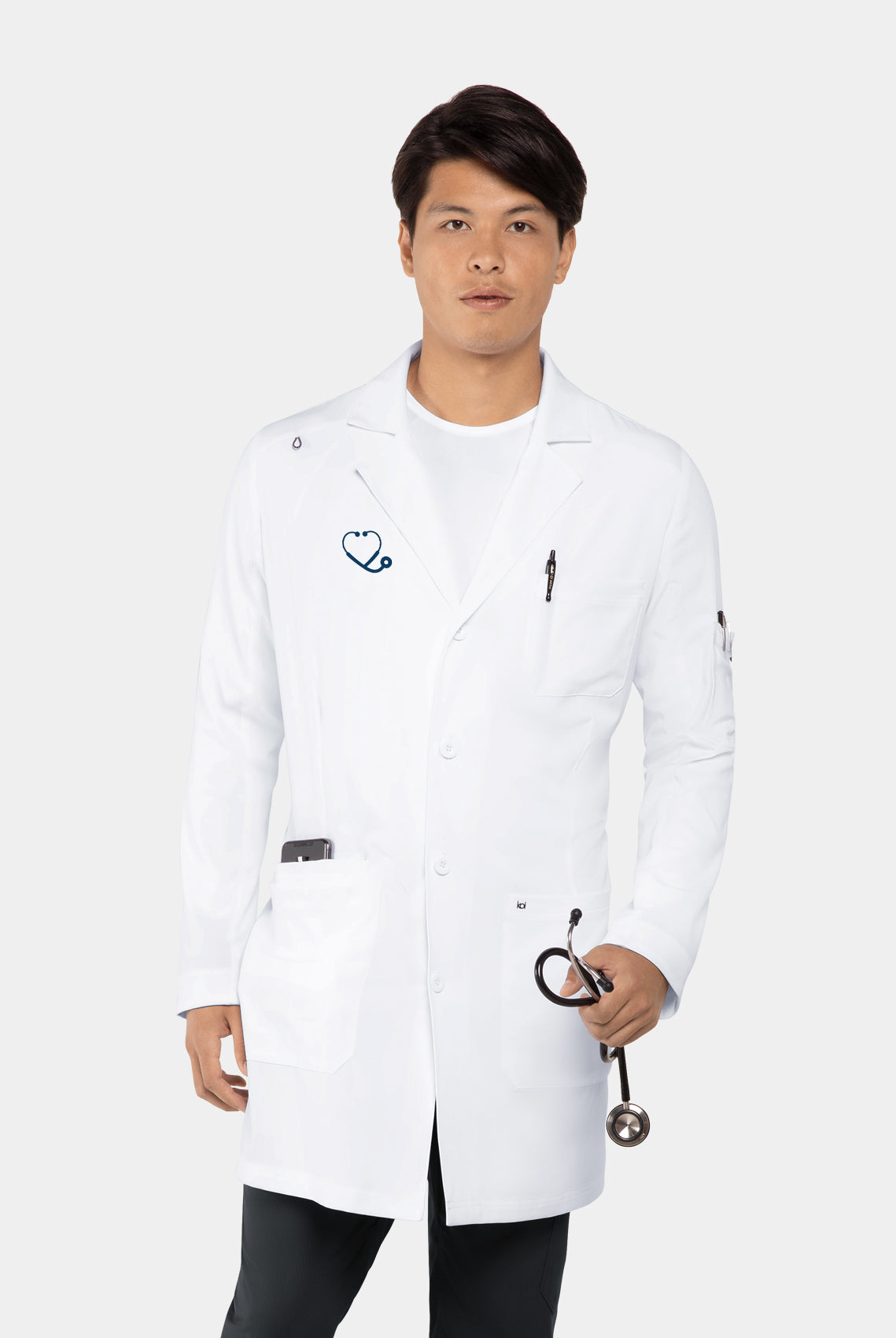 Koi Next Gen Men's Everyday Consultation Lab Coat-Embroidery