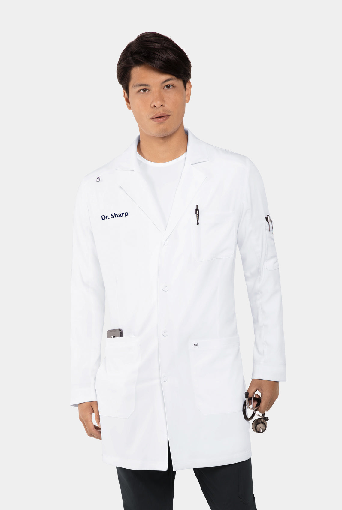 Koi Next Gen Men's Everyday Consultation Lab Coat-Embroidery