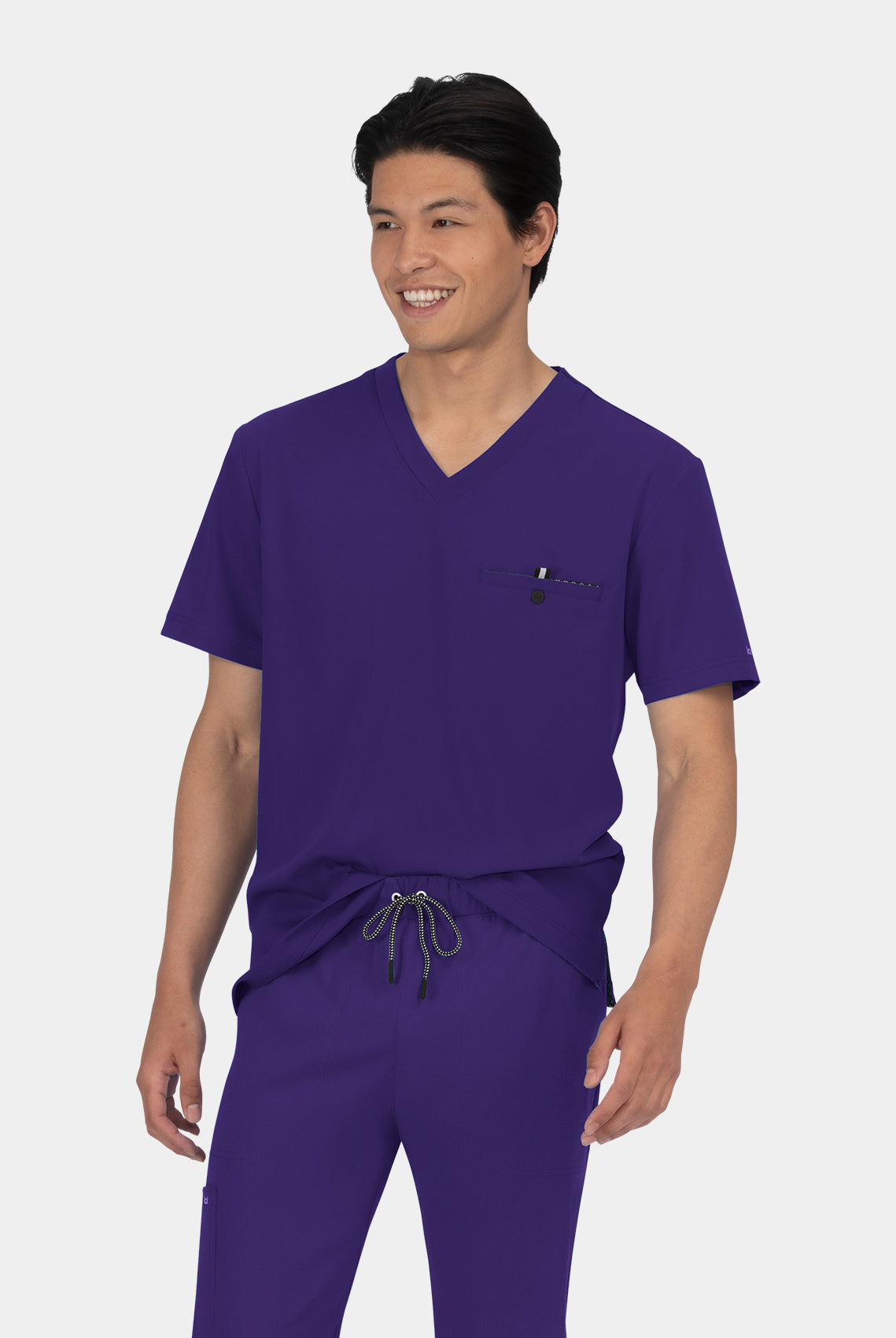 Koi Next Gen On Call Scrub Top - Grape