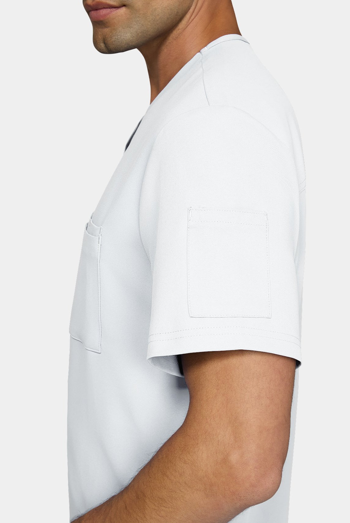 mens scrub top koi cureology arthro - white