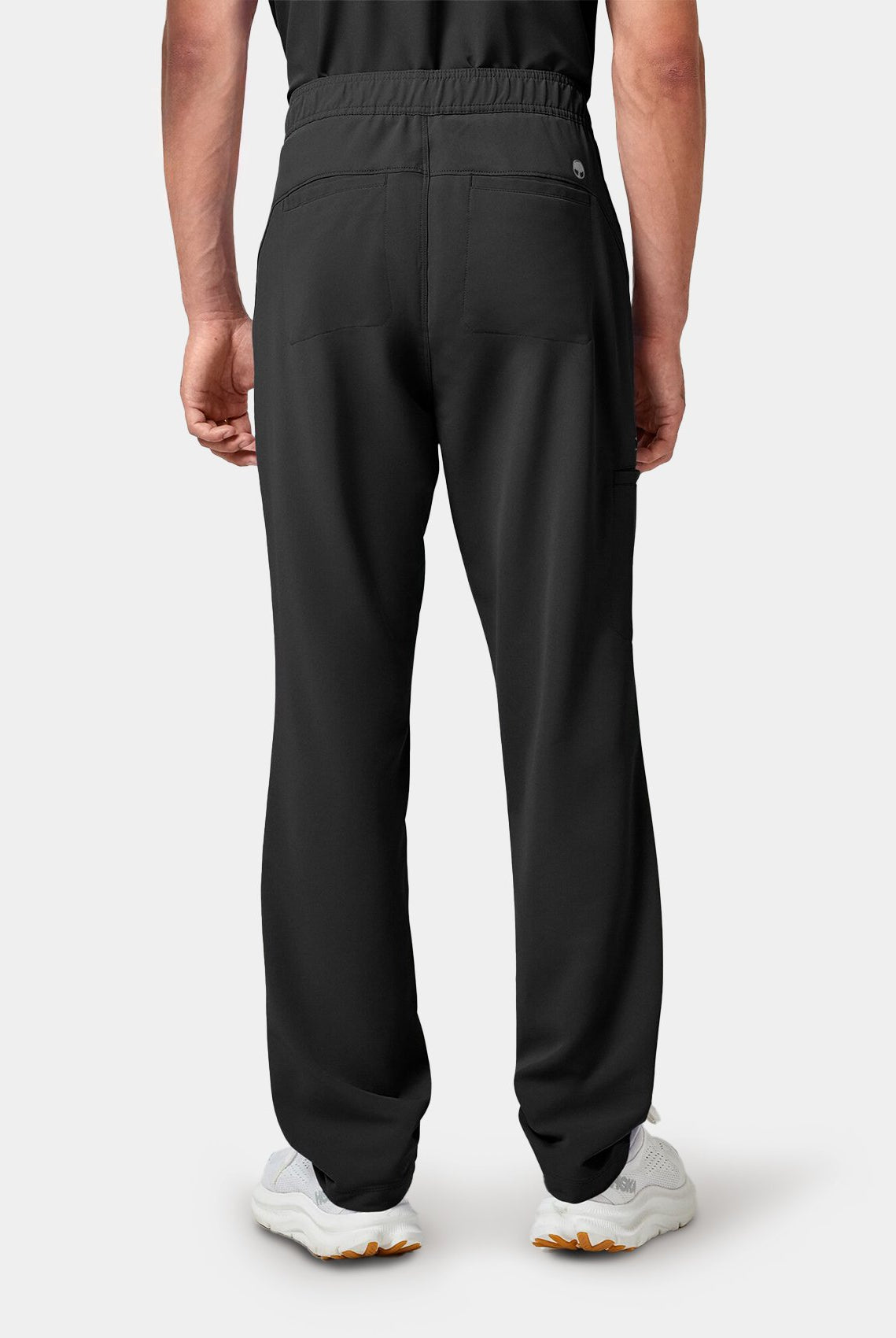 mens scrub trousers healing hands noah black