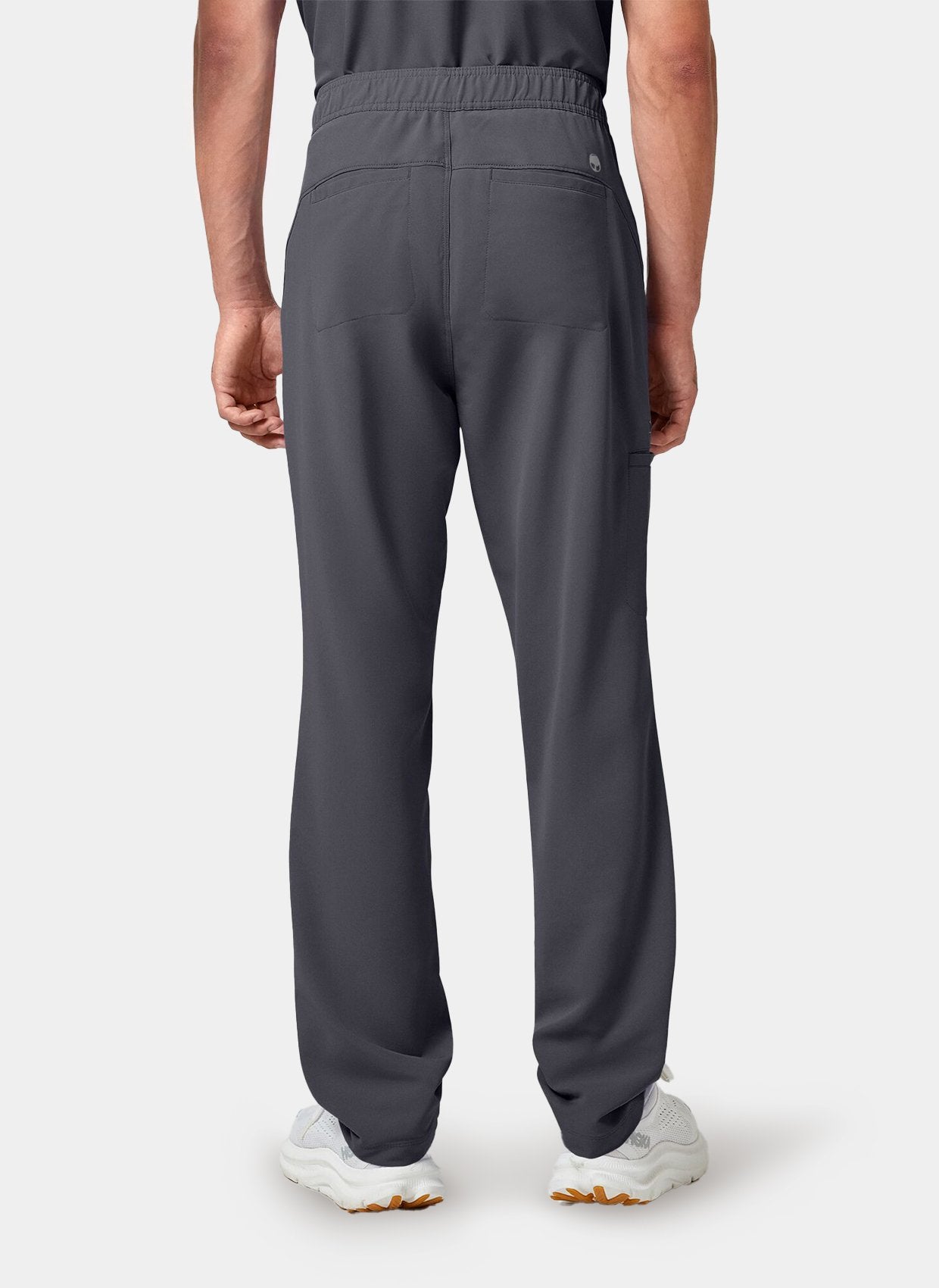 mens scrub trousers healing hands noah pewter