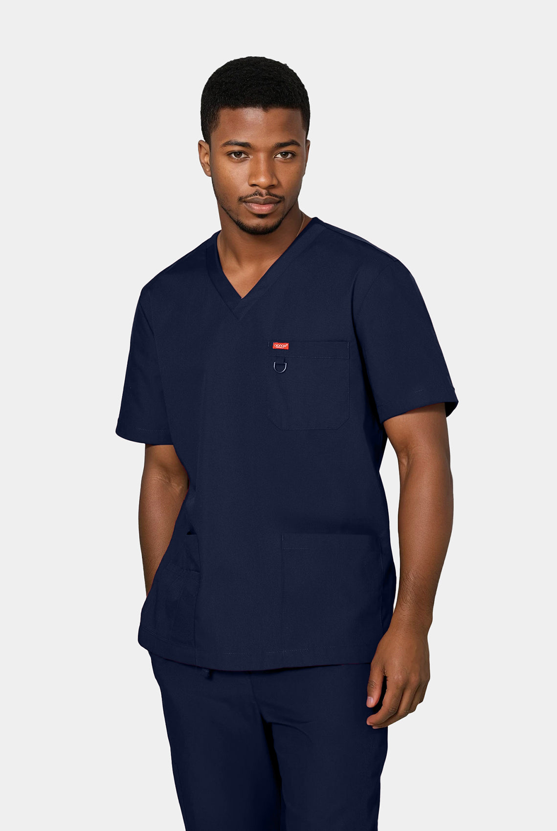 Orange Standard Balboa Scrub top Navy