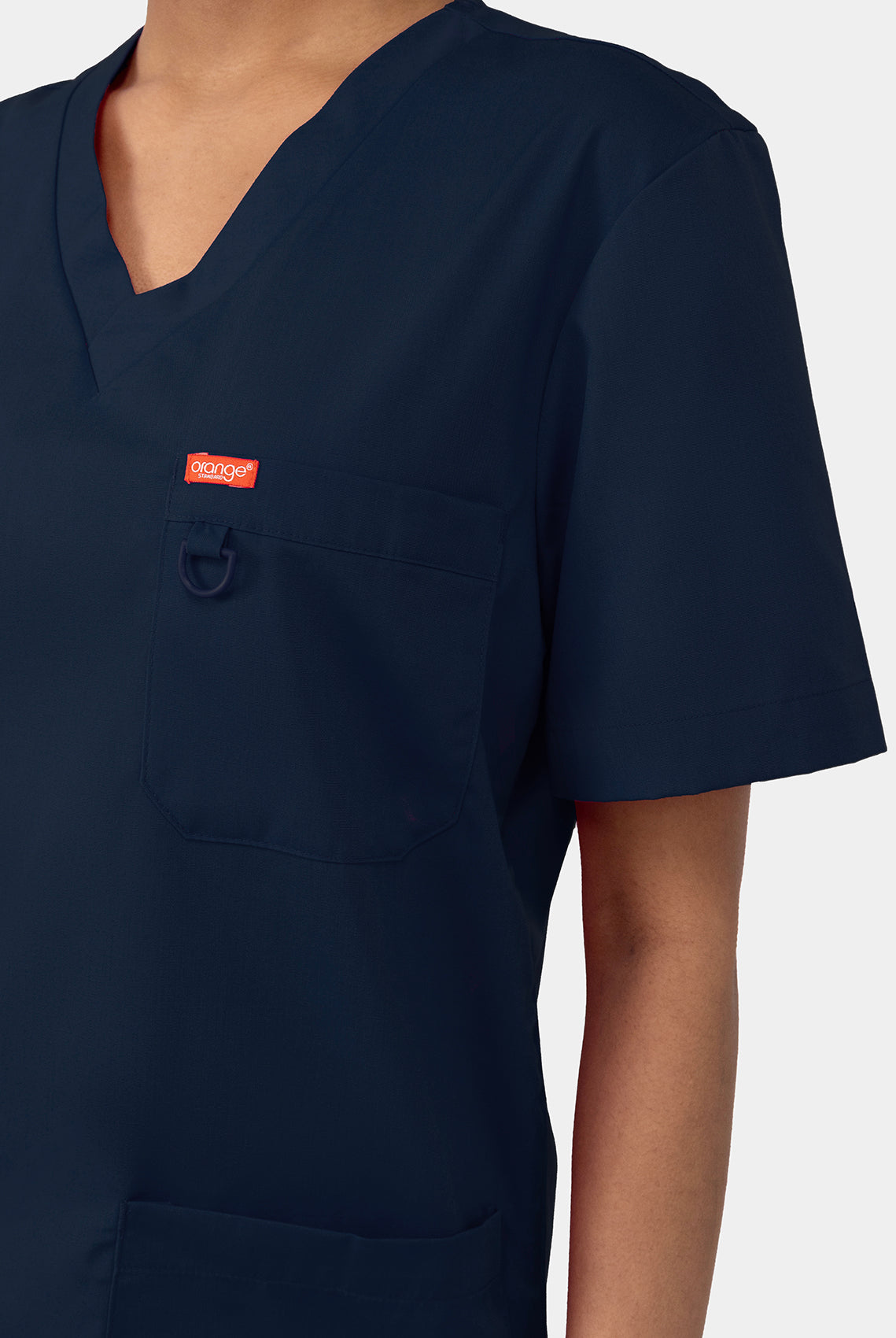 Orange Standard Balboa Scrub top Navy