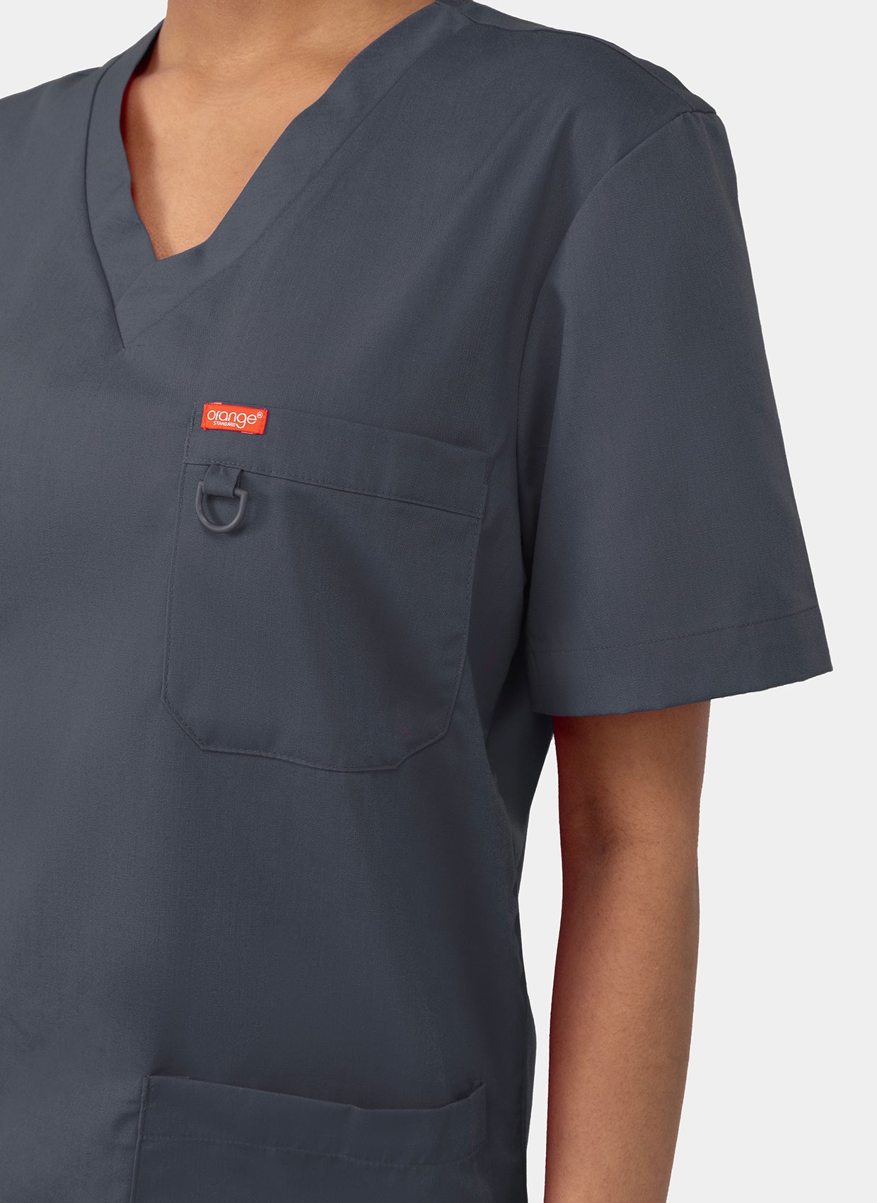 Orange Standard Balboa Scrub top Charcoal