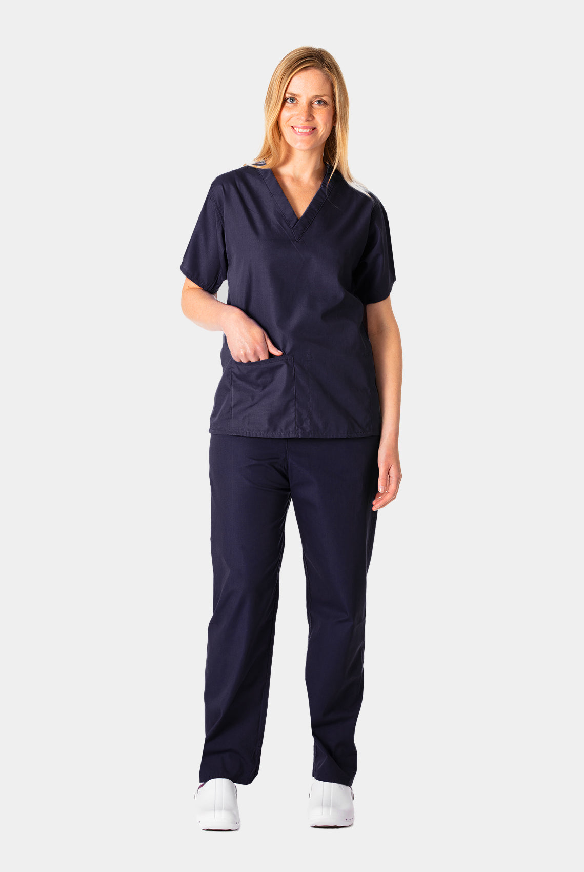 Budget Scrubs Unisex Set - Navy