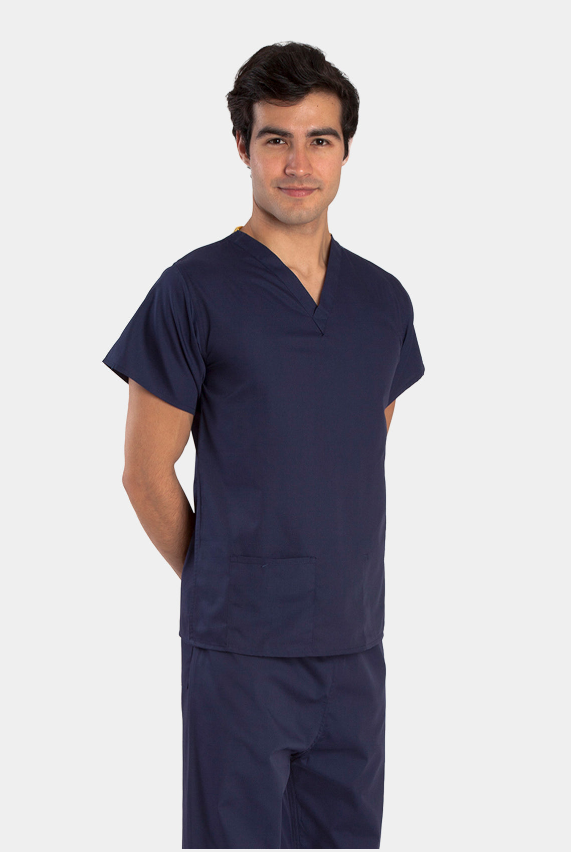 Budget Scrub Top - Navy