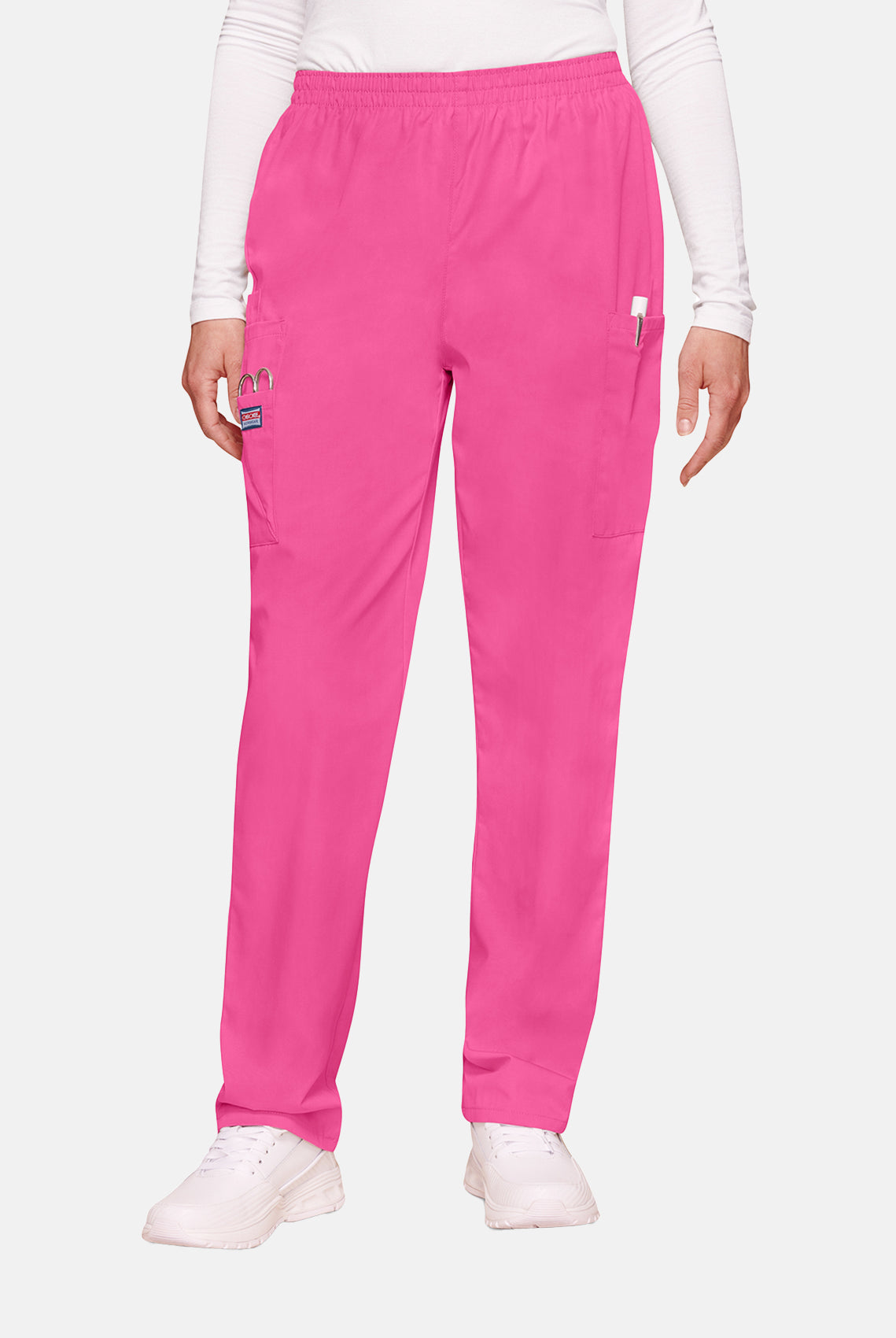 Cherokee Unisex Elasticated Scrub Trousers - Shocking Pink