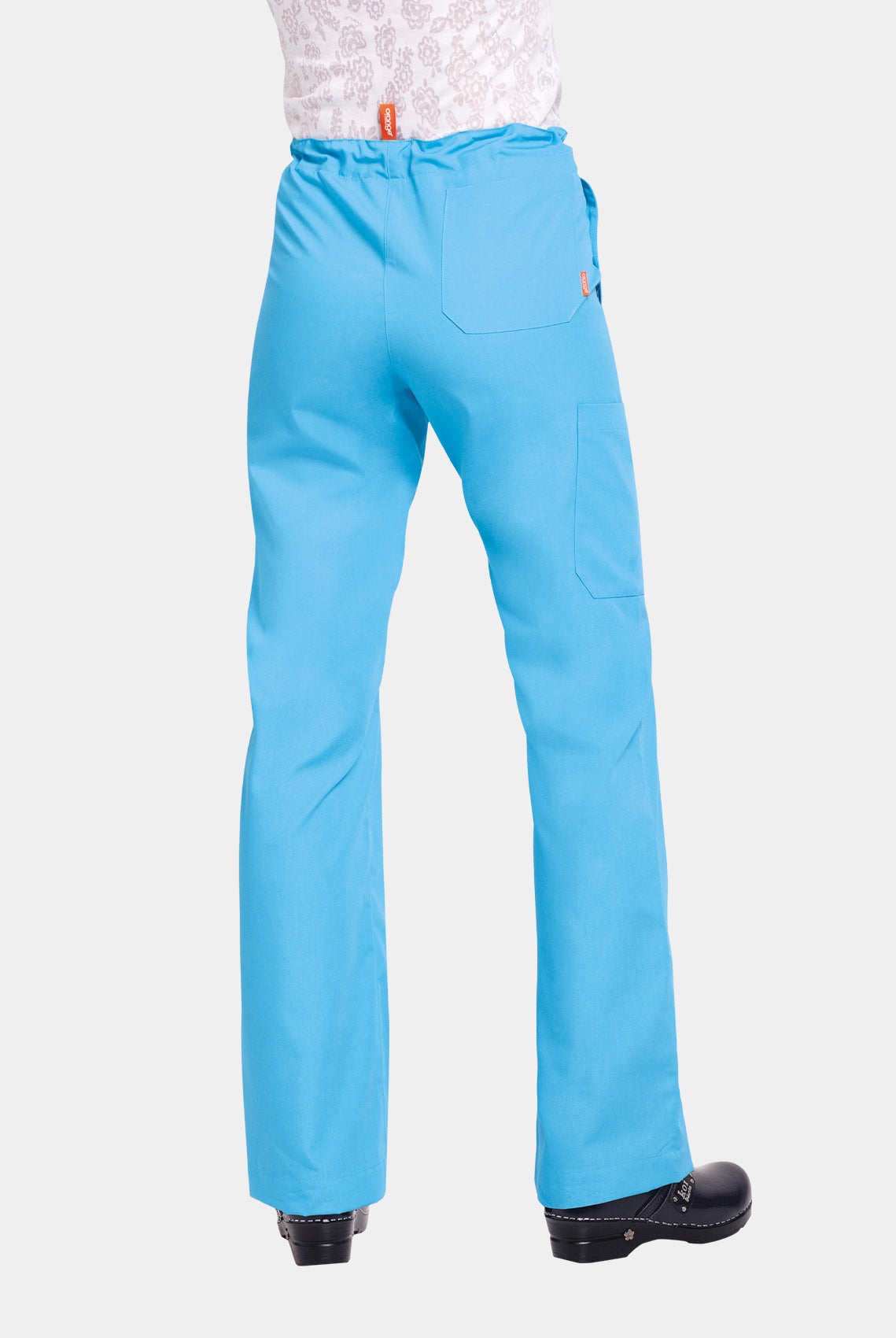 Orange Standard Unisex Huntington Scrub Trousers-Electric-Blue-Back