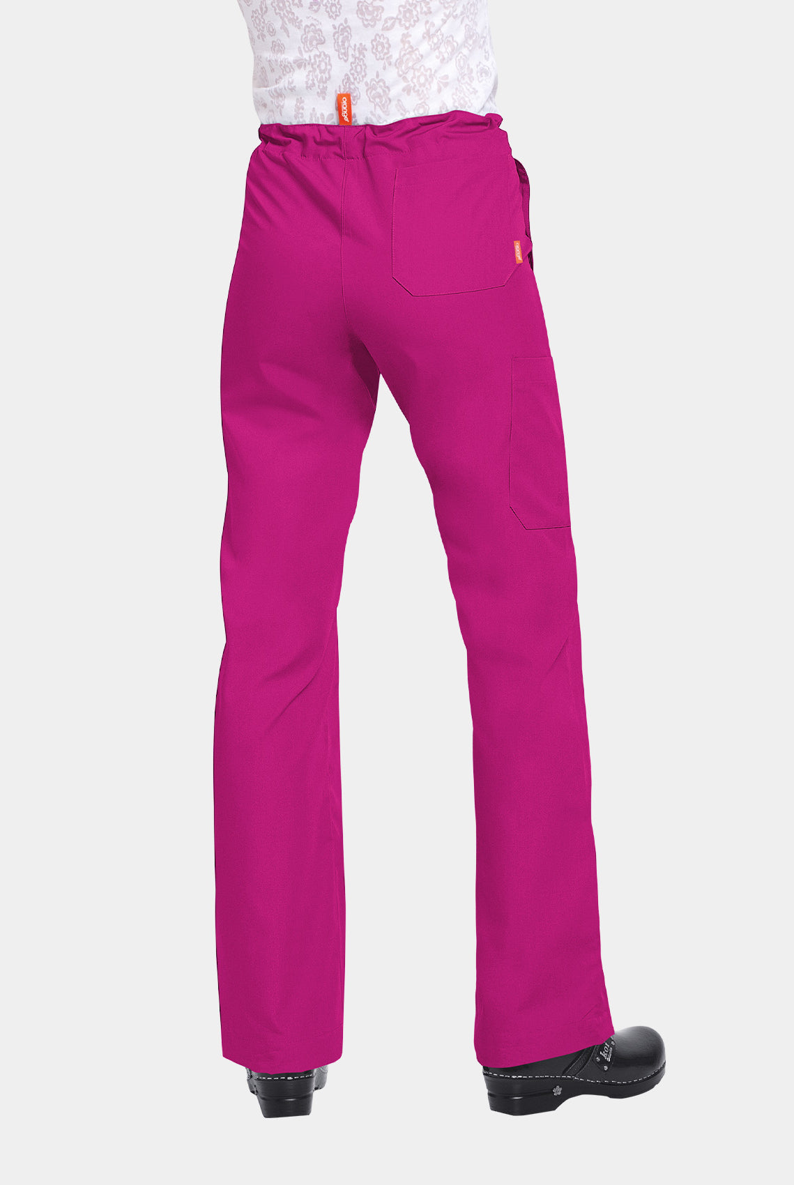Orange Standard Unisex Huntington Scrub Trousers-Fushia-Back