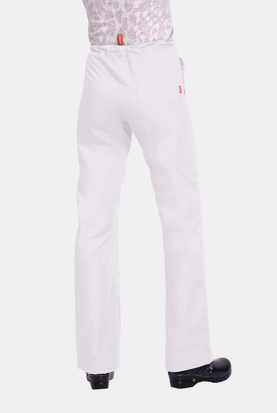 Orange Standard Unisex Huntington Scrub Trousers-White-Back