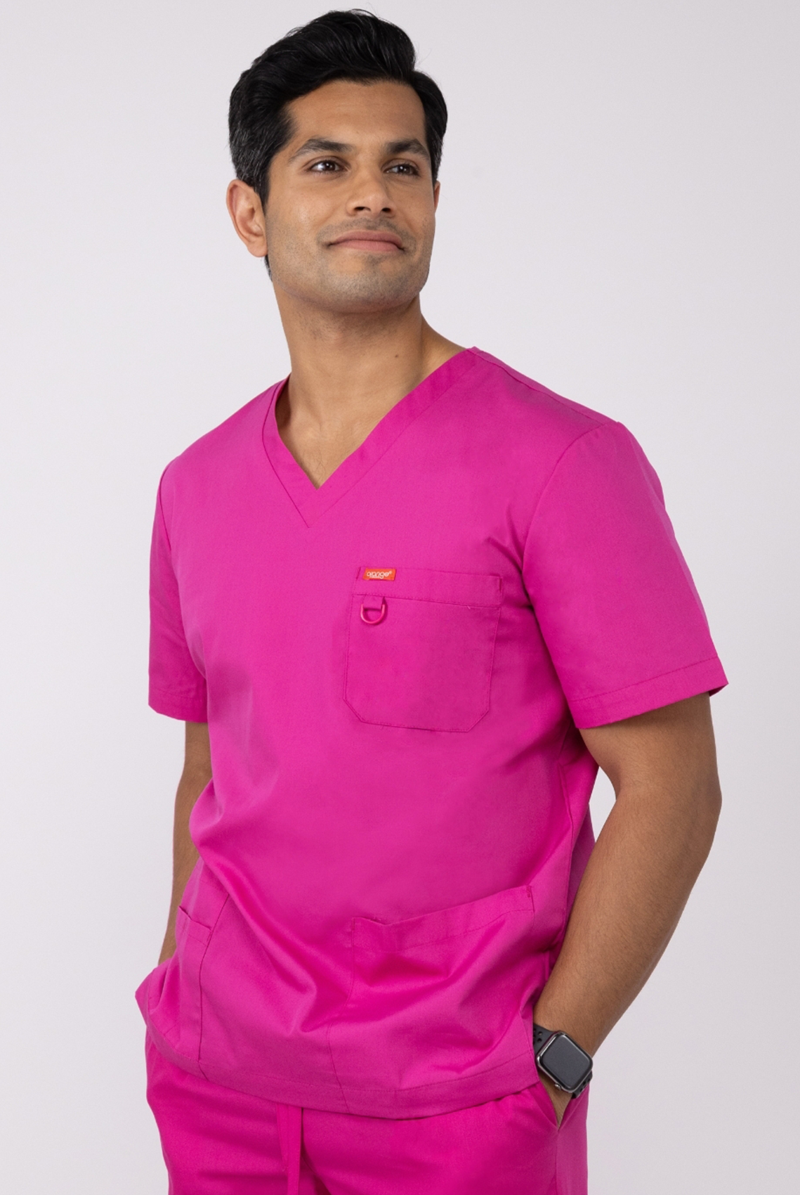 Orange Standard Balboa Scrub Top