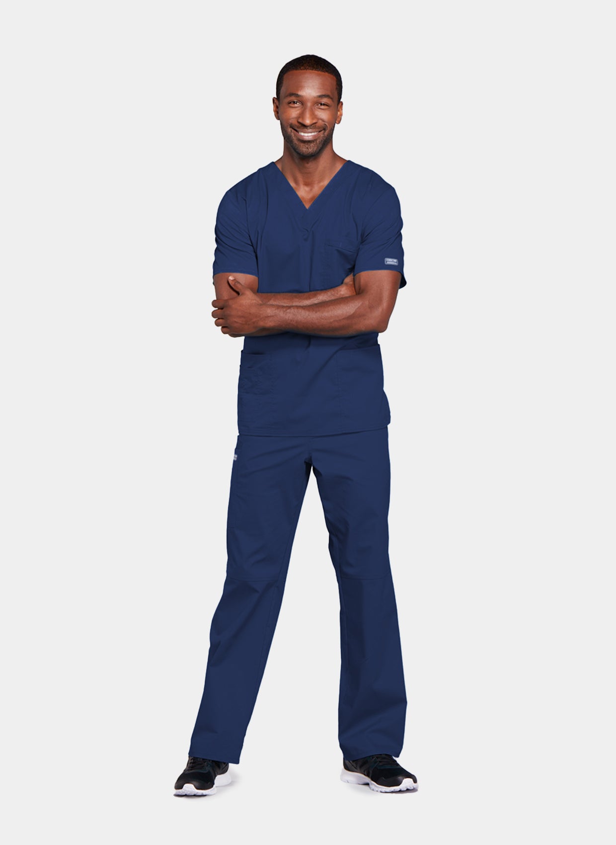 Cherokee Core Stretch Unisex Scrub Set - Navy