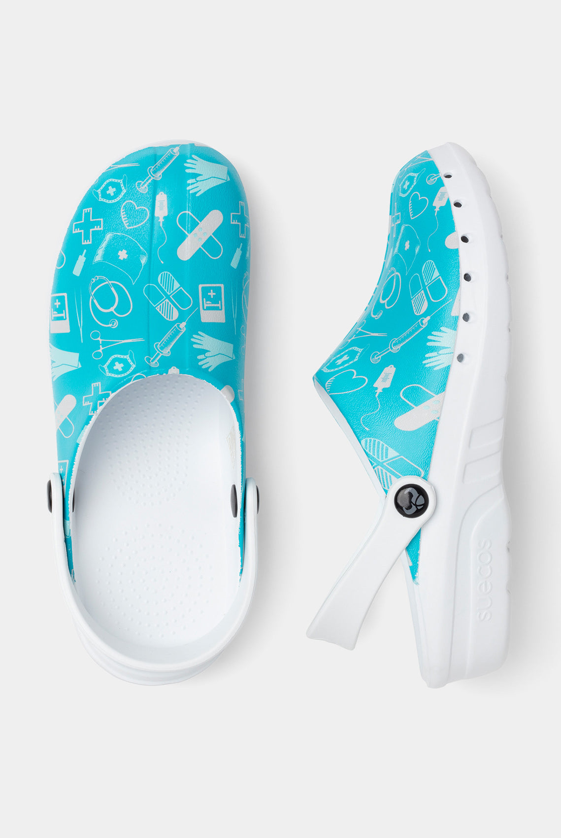 Suecos Oden Fusion Clogs - Medical Blue - Top