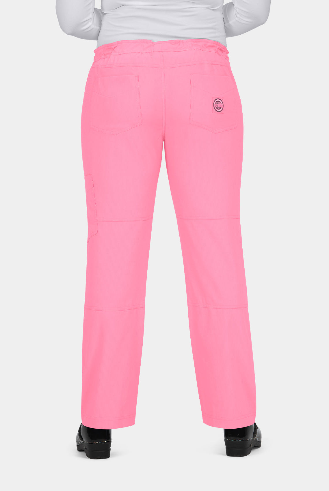 Koi Lite Peace Scrub Trousers - Peony Pink - back