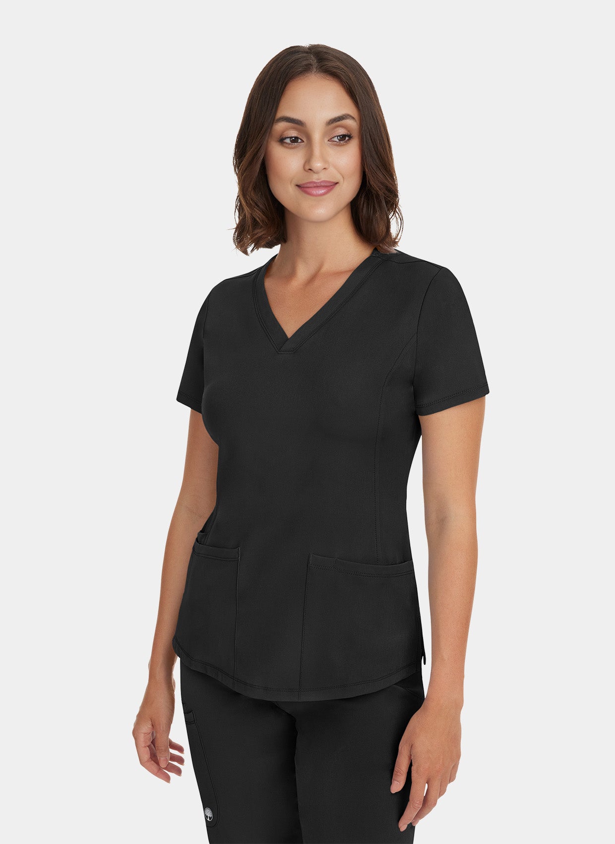 Healing Hands Monica Scrub Top - Black