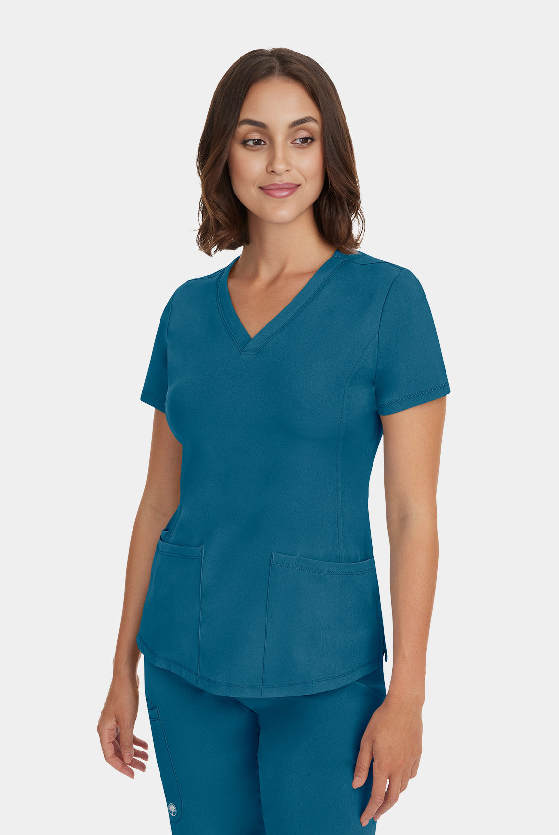 Healing Hands Monica Scrub Top - Caribbean