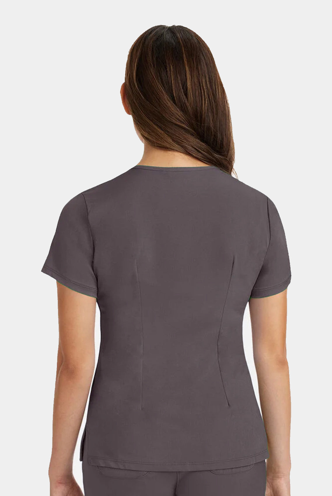 Healing Hands Monica Scrub Top - Pewter