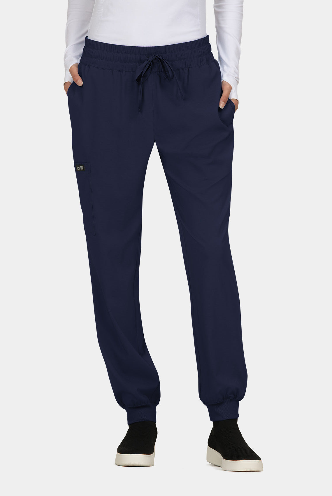 Koi Basics Gemma Scrub Joggers - Navy