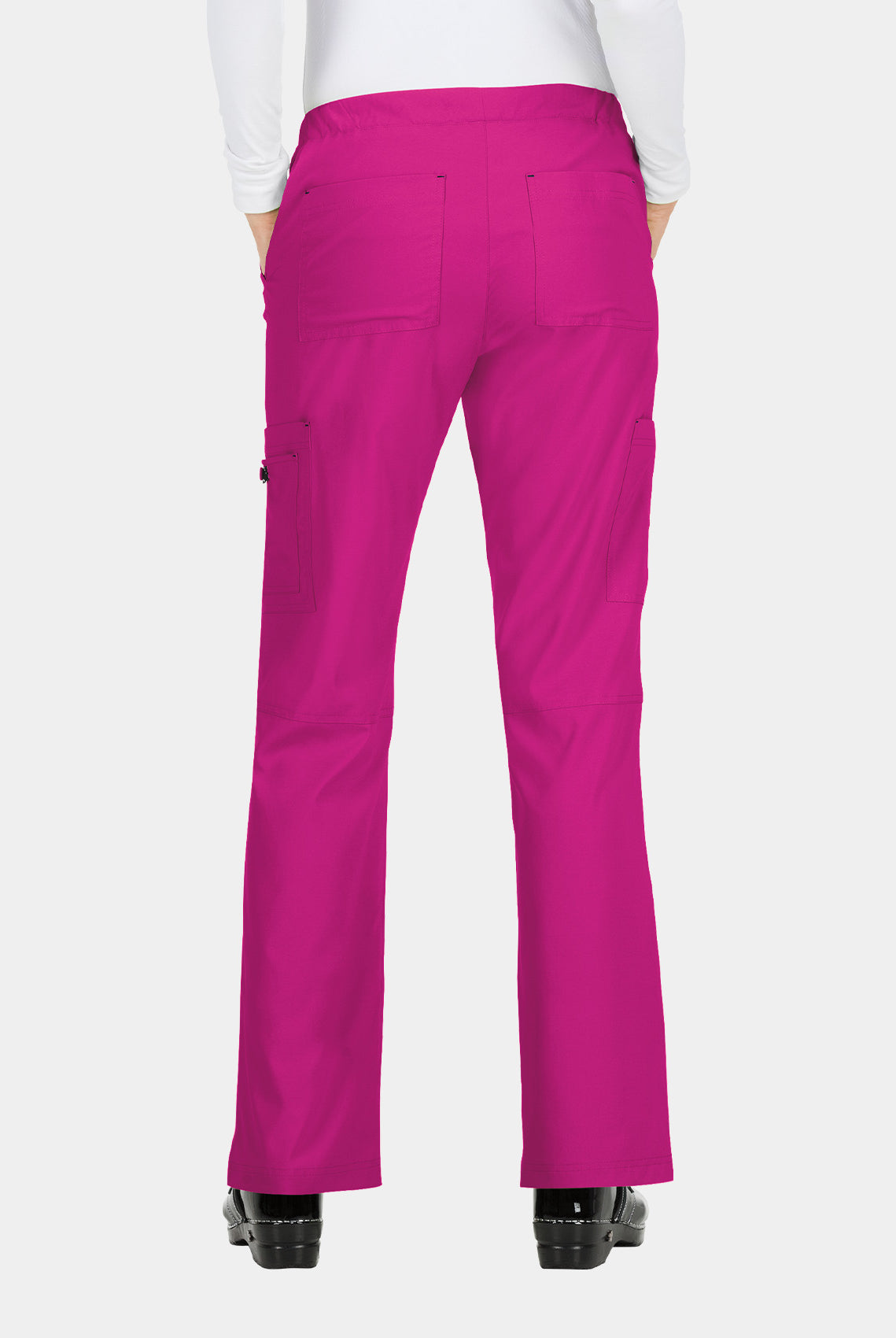 Koi Basics Holly Scrub Trousers - Azalea Pink - Back