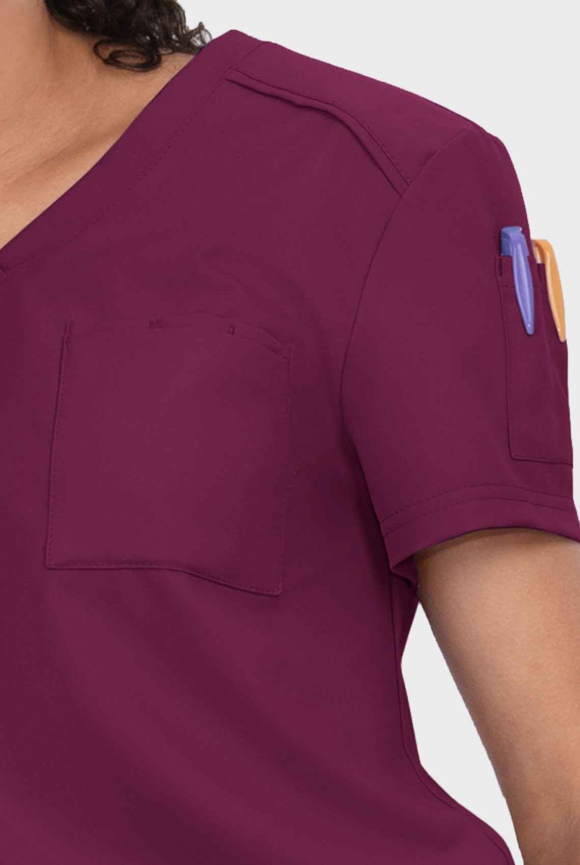 womens-koi-cureology-aura-scrub-top-wine-3