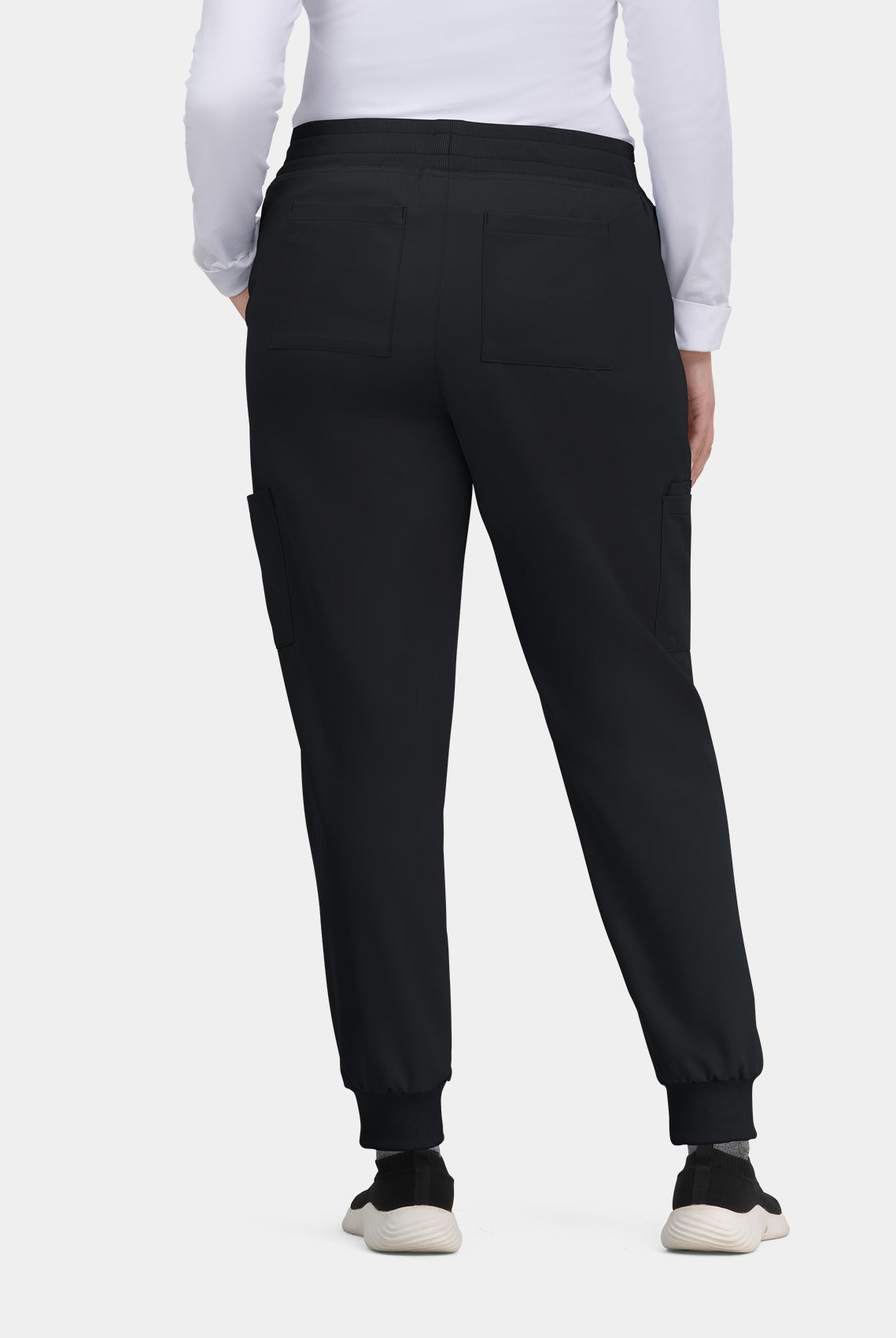 Koi Cureology Pulse Scrub Joggers - Black - Back
