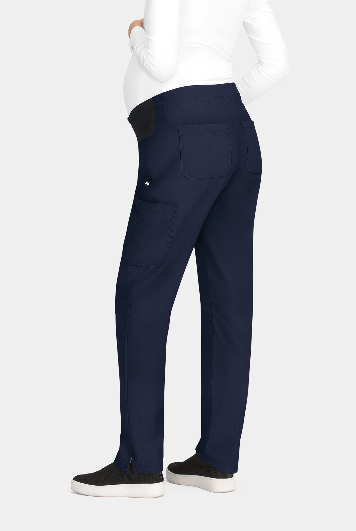 Koi Next Gen On The Move Maternity Scrub Trousers - Navy - back