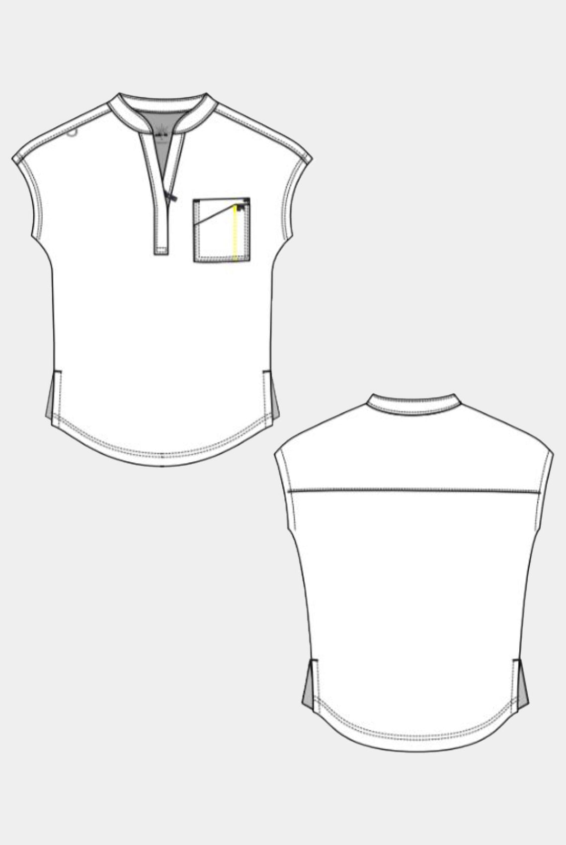 womens scrub top koi solis catrin sketch