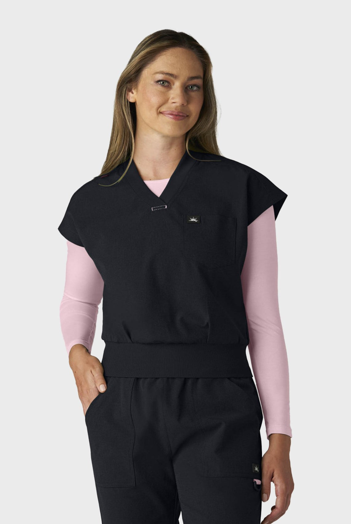 womens-scrub-top-koi-solis-trinity-black