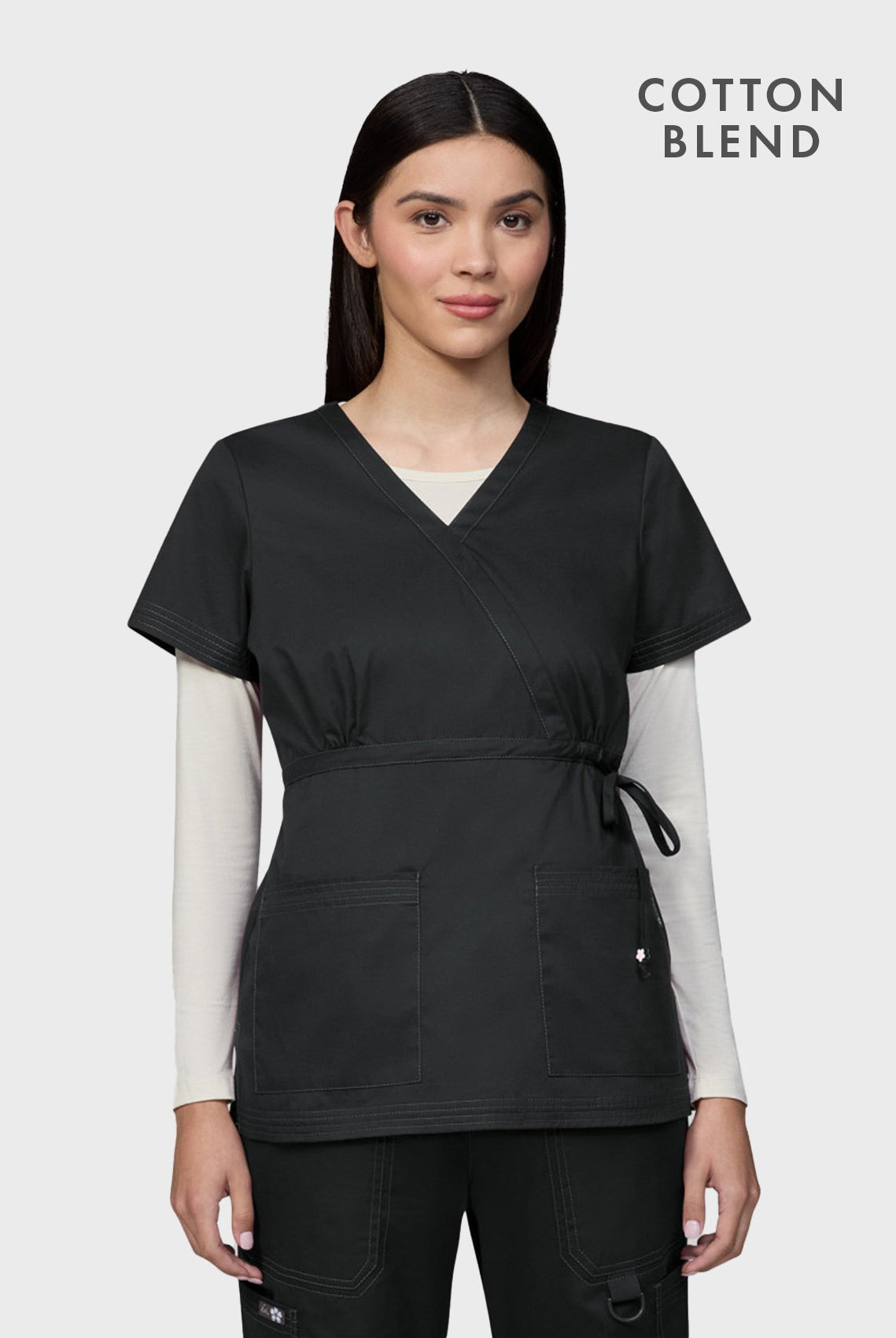 womens-scrub-tops-koi-classics-katelyn-black