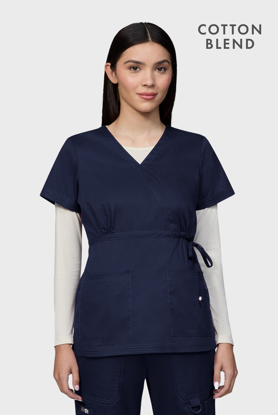 womens-scrub-tops-koi-classics-katelyn-navy