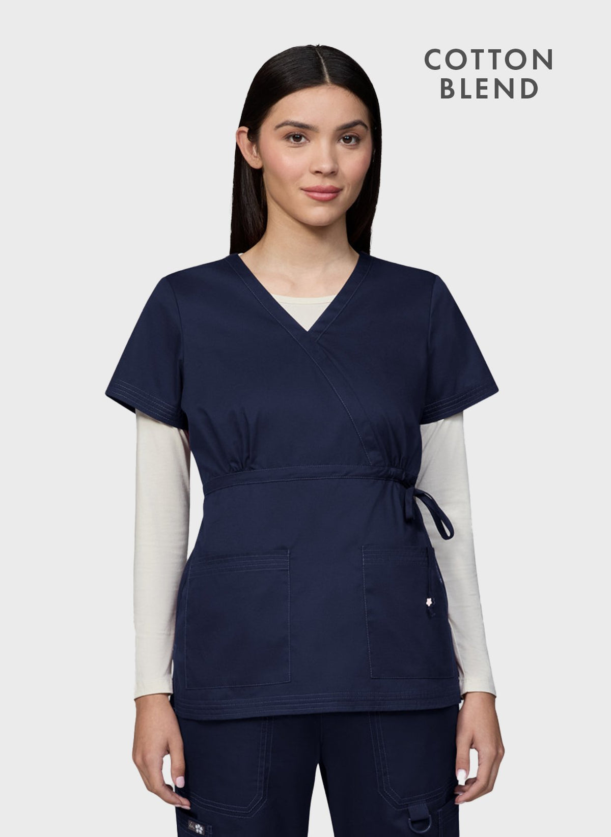 womens-scrub-tops-koi-classics-katelyn-navy