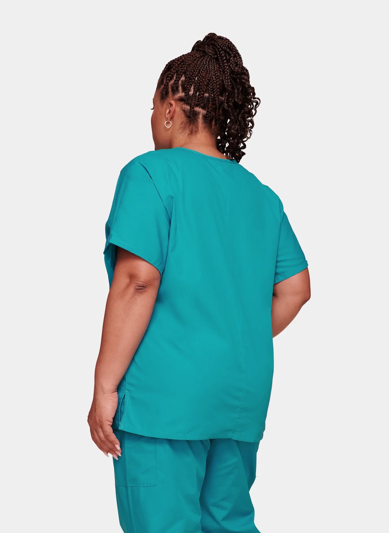 Cherokee Unisex Scrub Top Teal