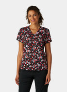 Koi Basics Leslie Scrub Top Slothy Kind of Love front