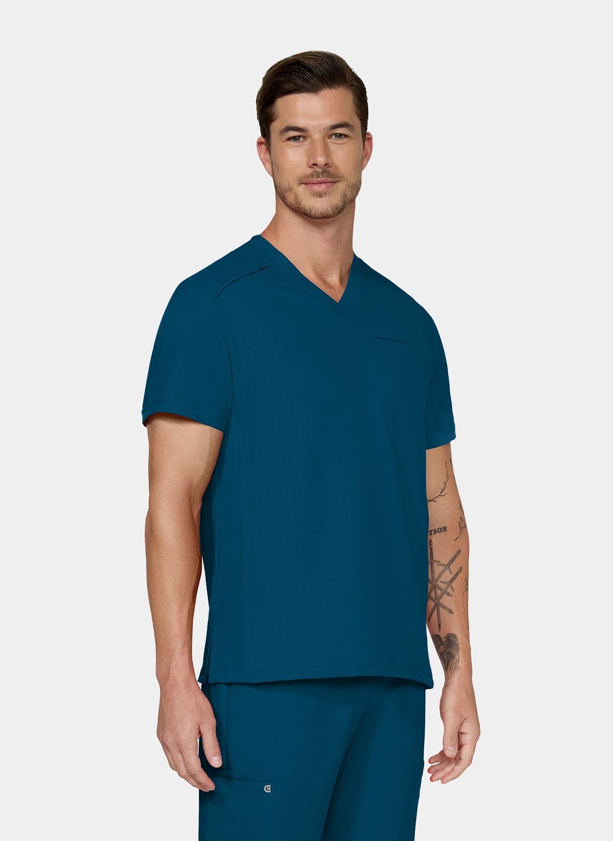 Koi Cureology Stasis Scrub Top Navy