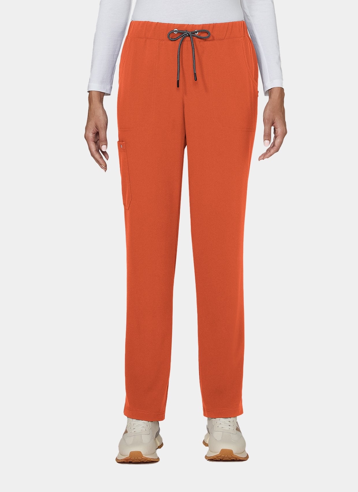 Women's Everyday Scrub Trousers Front Facing Burnt Umber Front