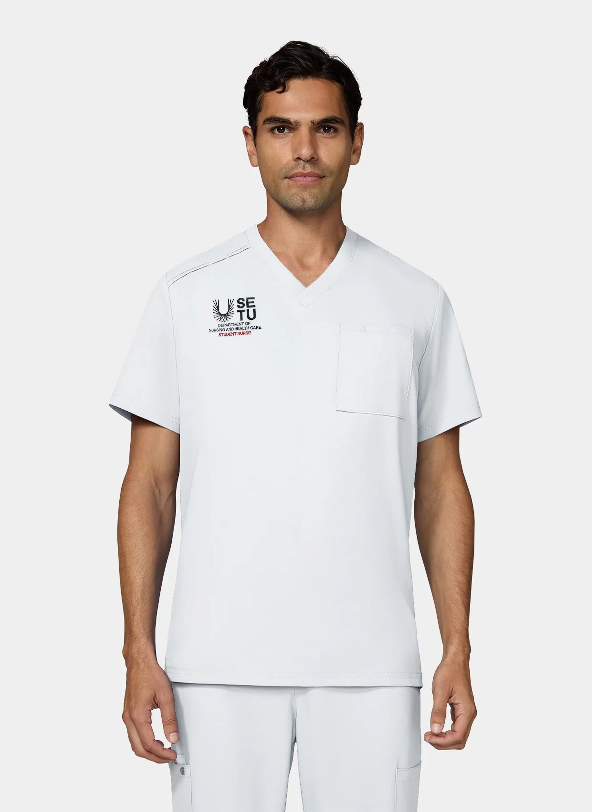 SETU - Arthro Scrub Top White