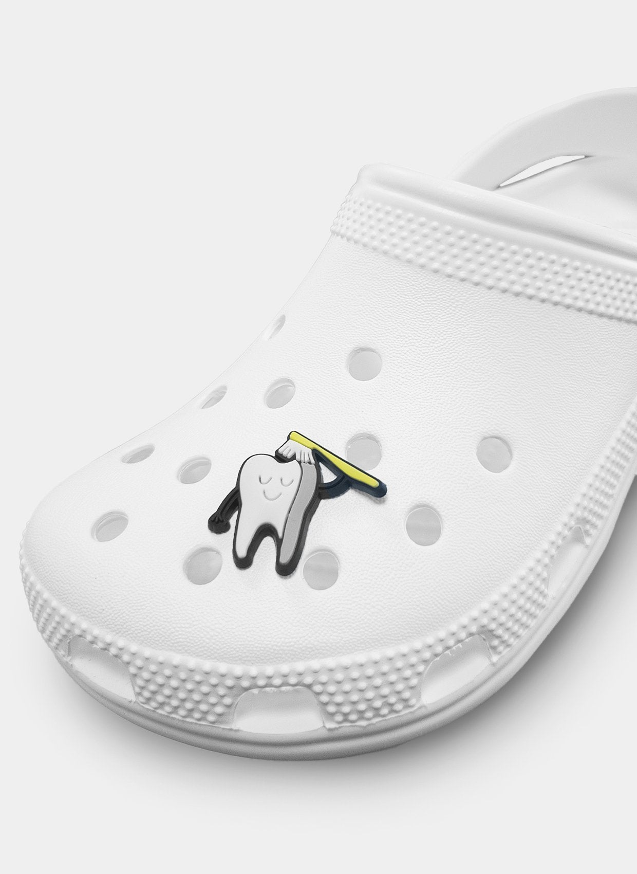 clog charm dental happy brushy tooth