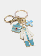 keychain medical the med life keychain blue