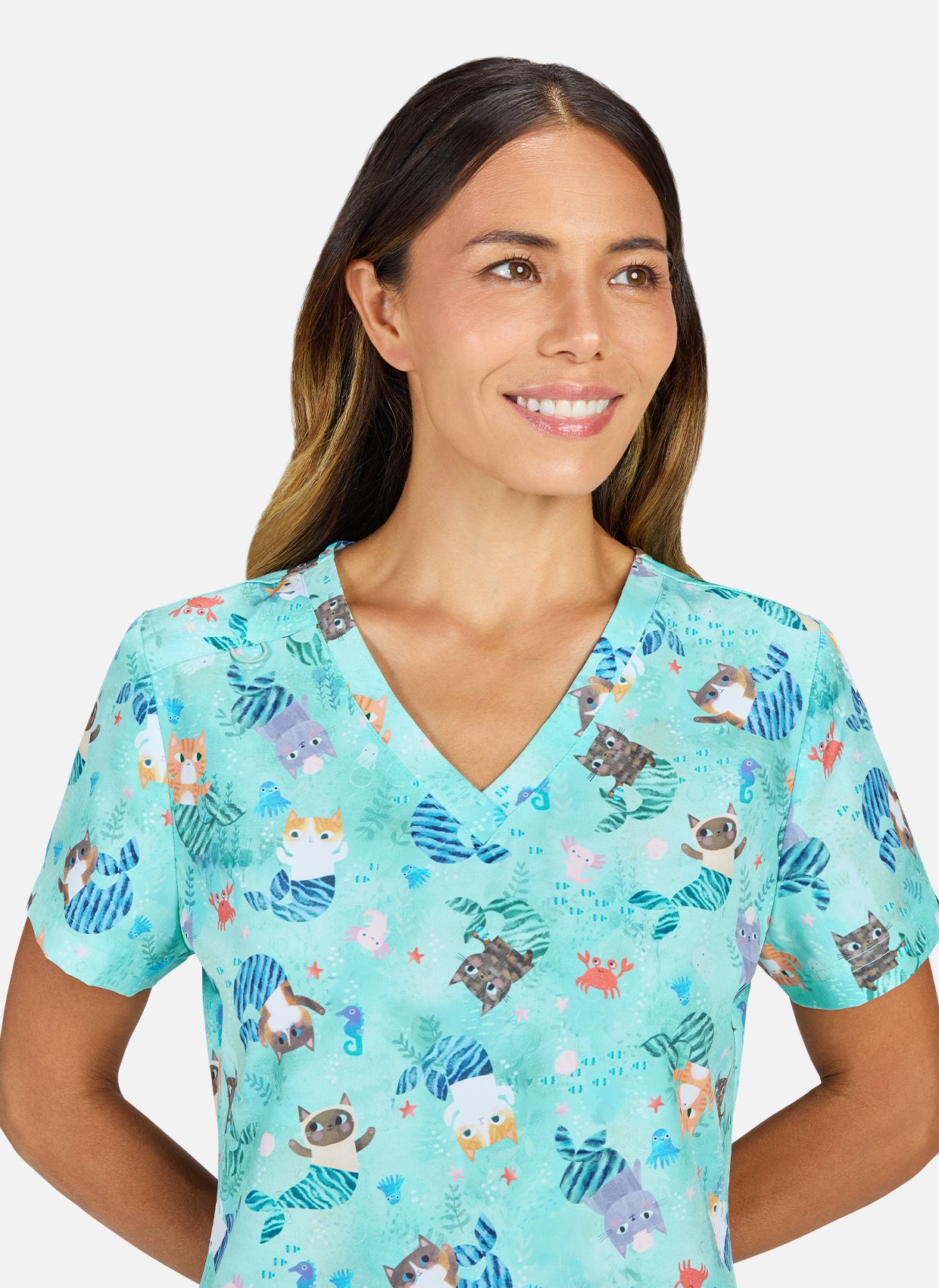 Koi Basics Rosalie Scrub Top - Purrmaids
