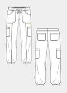 mens koi cureology connective scrub joggers sketch