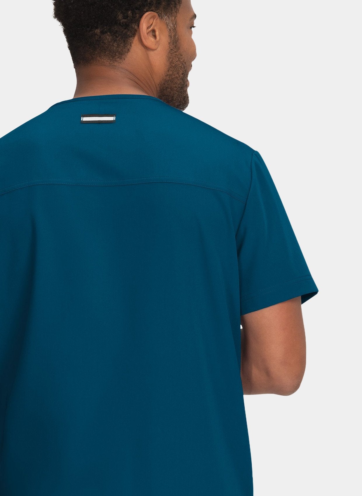 mens-koi-next-gen-free-to-be-scrub-top-front-caribbean-1